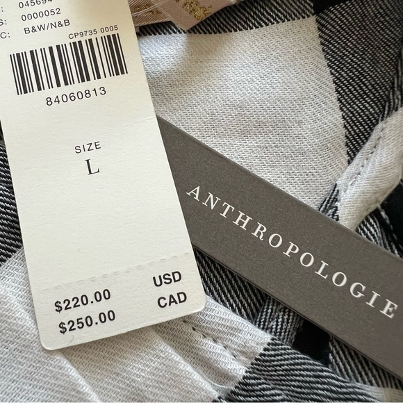 NWT Anthropologie Verb Embroidered Gingham Plaid Halter Maxi Dress SZ Large - Picture 14 of 16